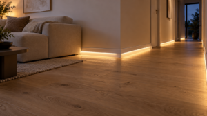 LED Fußleisten: Indirekte Beleuchtung am Boden planen